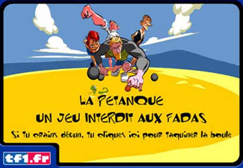 Jeu de Pétanque sur le net